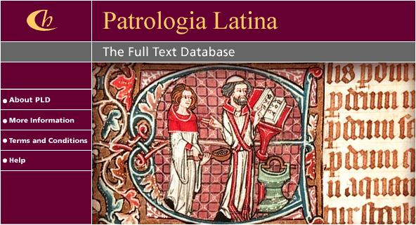 Patrologia Latina Database