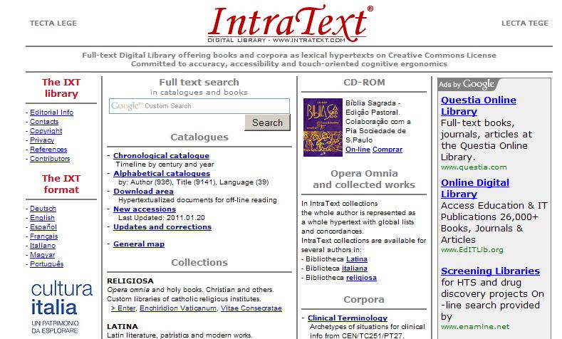 Biblioteca Digital IntraText
