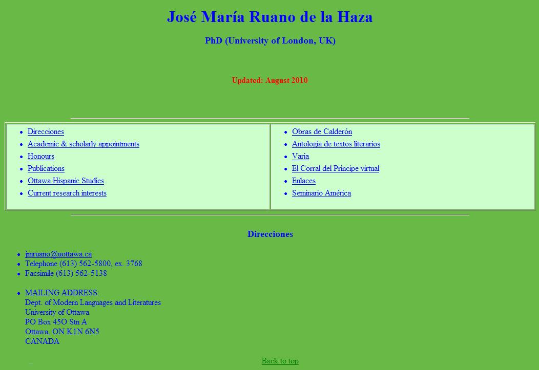 José María Ruano de  la Haza   