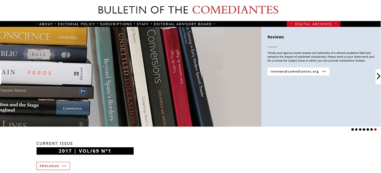 Bulletin of the Comediantes