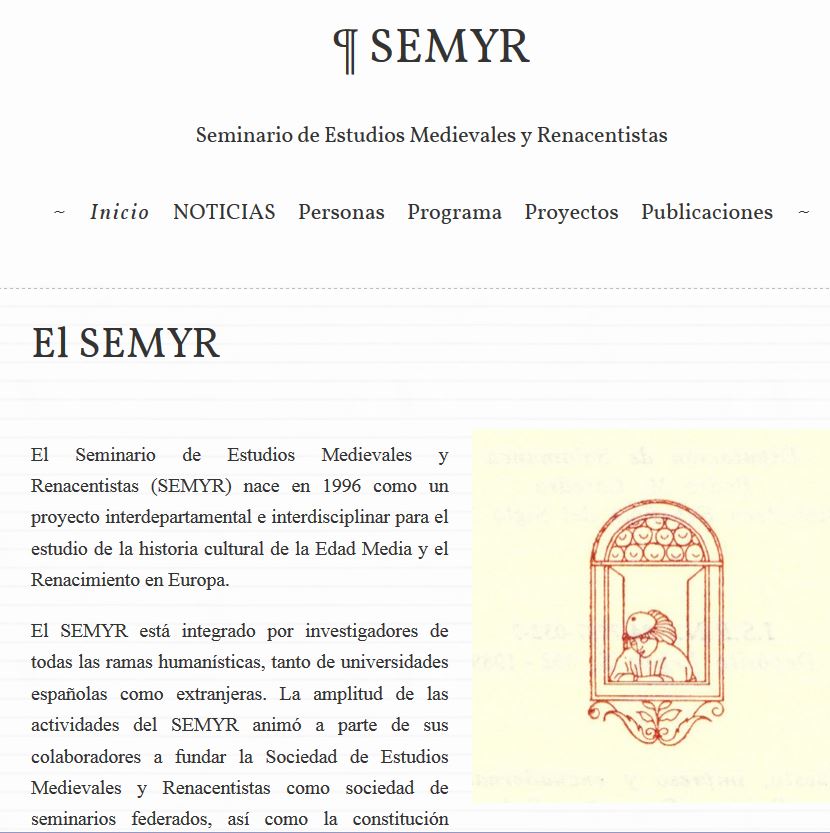 Semyr (Seminario de Estudios Medievales y Renacentistas – Universidad de Salamanca)